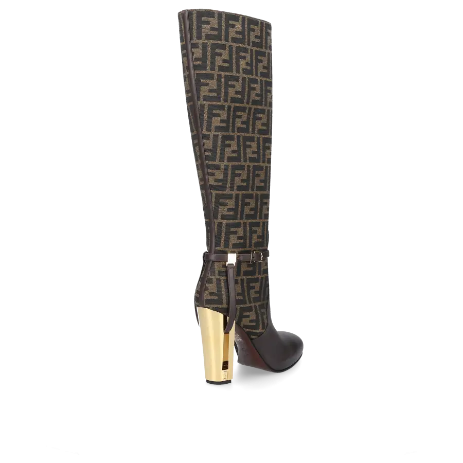 FENDI - Stiefel 8W8440 Textil - braun