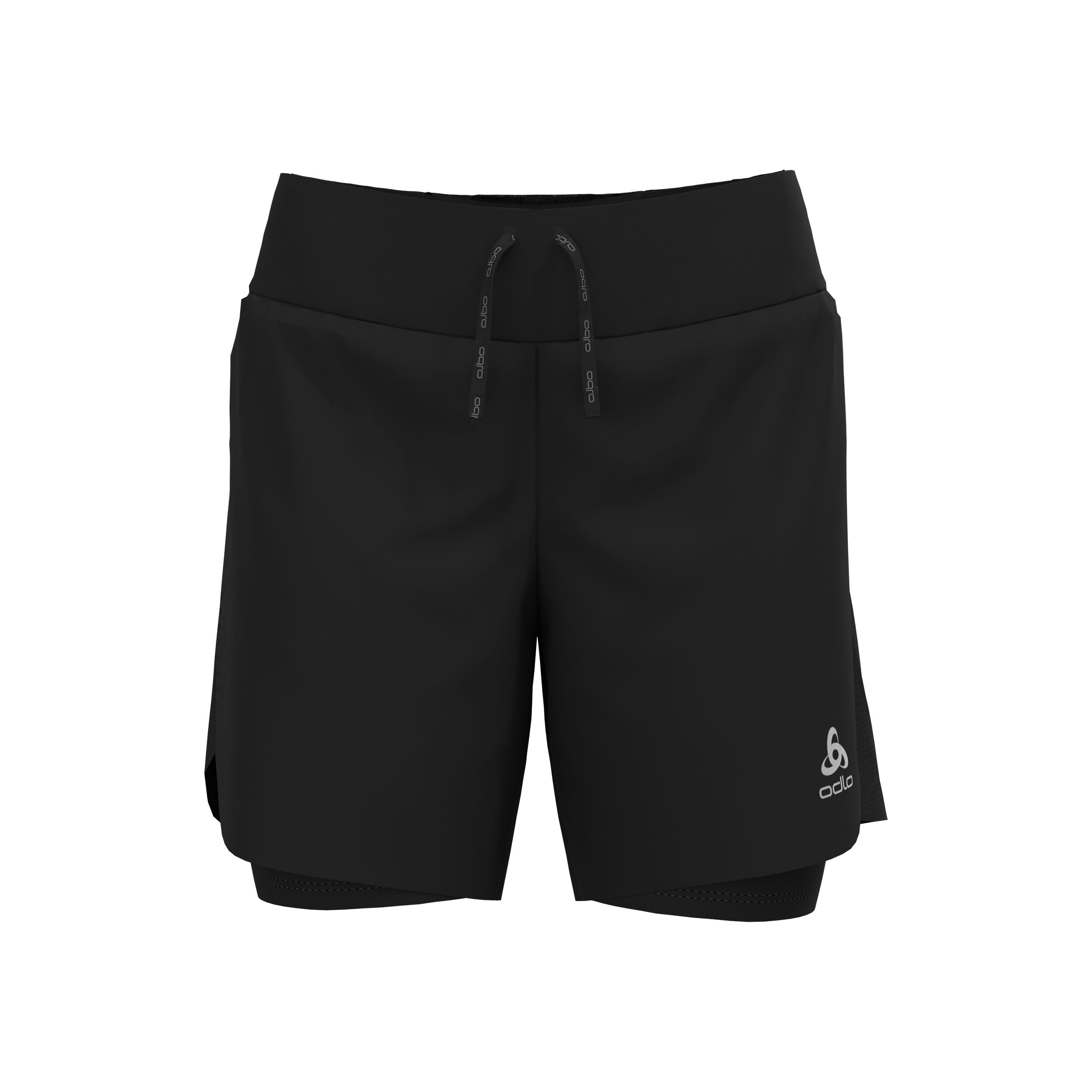 X-Alp Trail 6inch 2in1 Laufshorts Damen - Schwarz