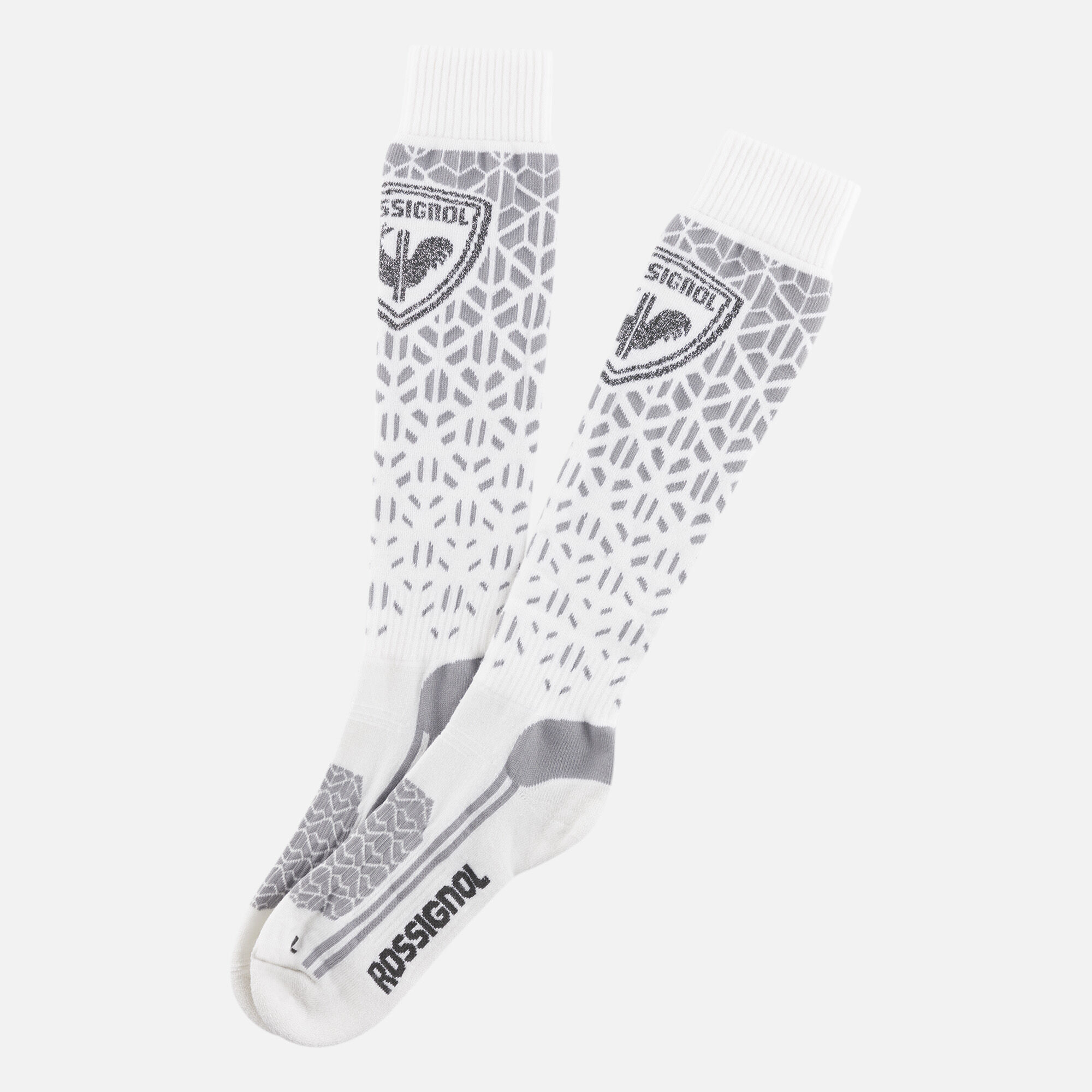 Chaussettes de ski en laine et en soie femme