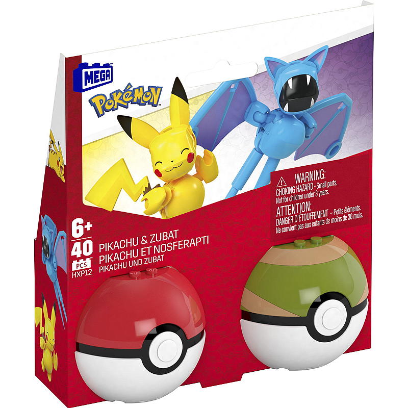 Pokemon Pikachu & Zubat Mega Pokemon