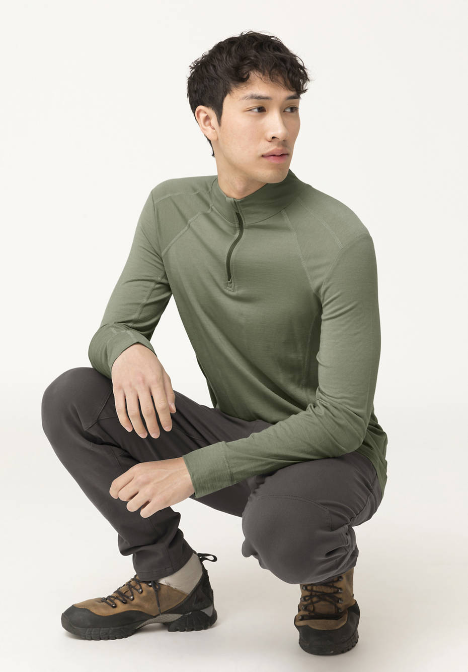 Funktionsshirt aus Bio-Merinowolle mit Seide