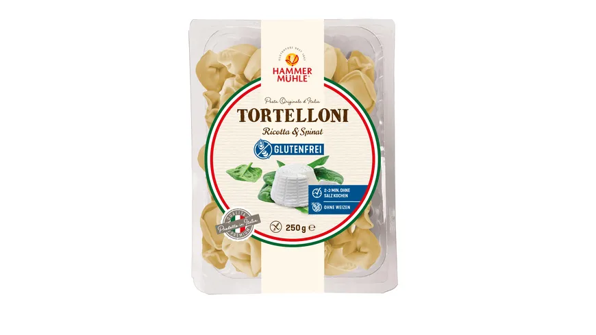 HAMMERMÜHLE Tortelloni Ricotta & Spinat 250 g
