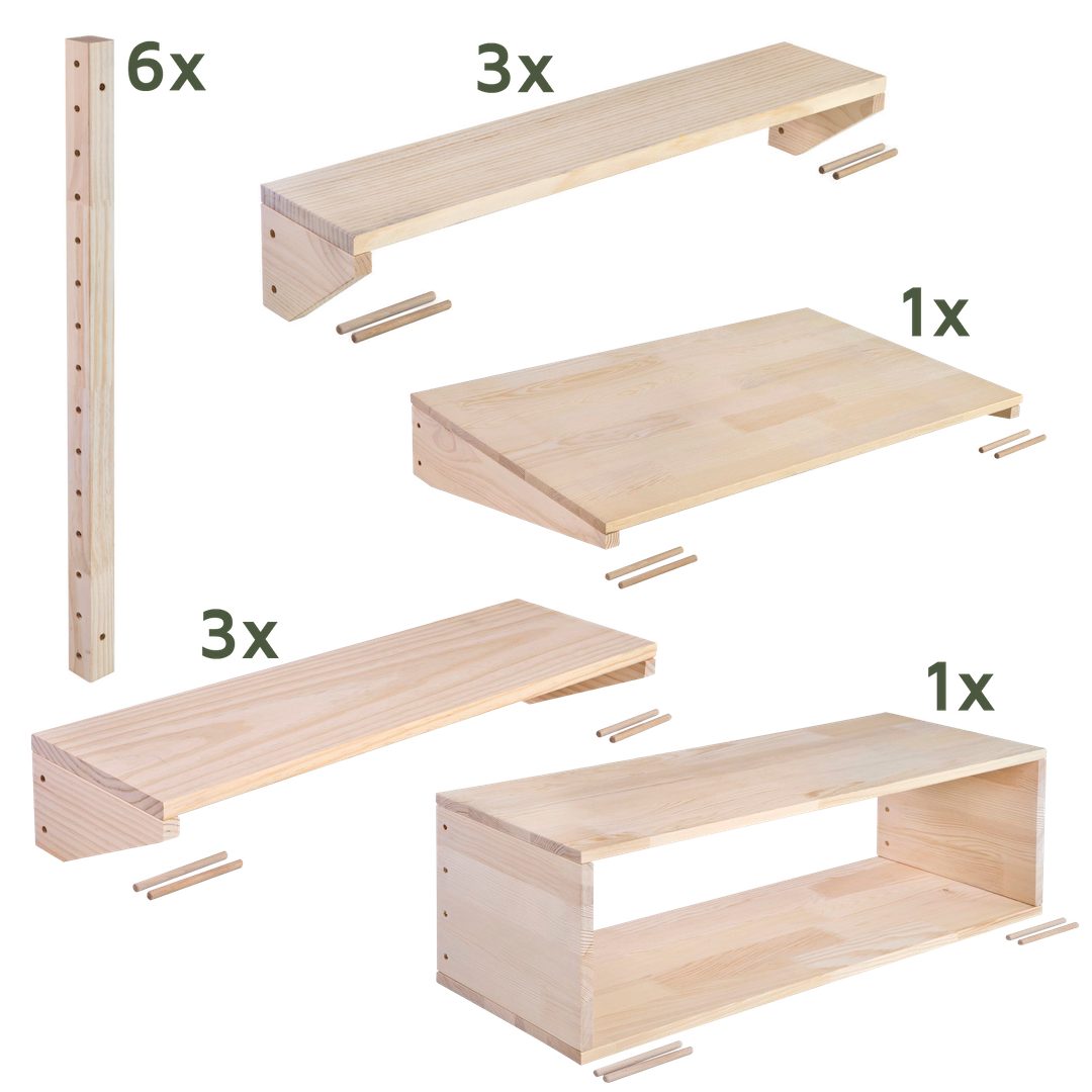 Astigarraga Kit Line Mehrzweckregal Wally Regal-Set 