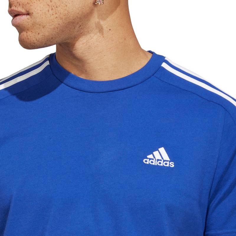 adidas ESSENTIALS SINGLE JERSEY 3-STREIFEN T-Shirt Herren