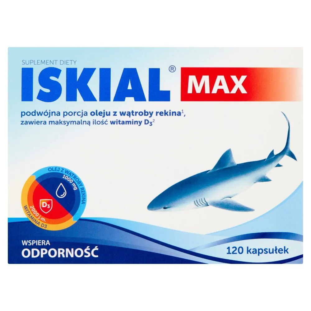 Iskial Max, Λάδι από συκώτι καρχαρία, Κάψουλες