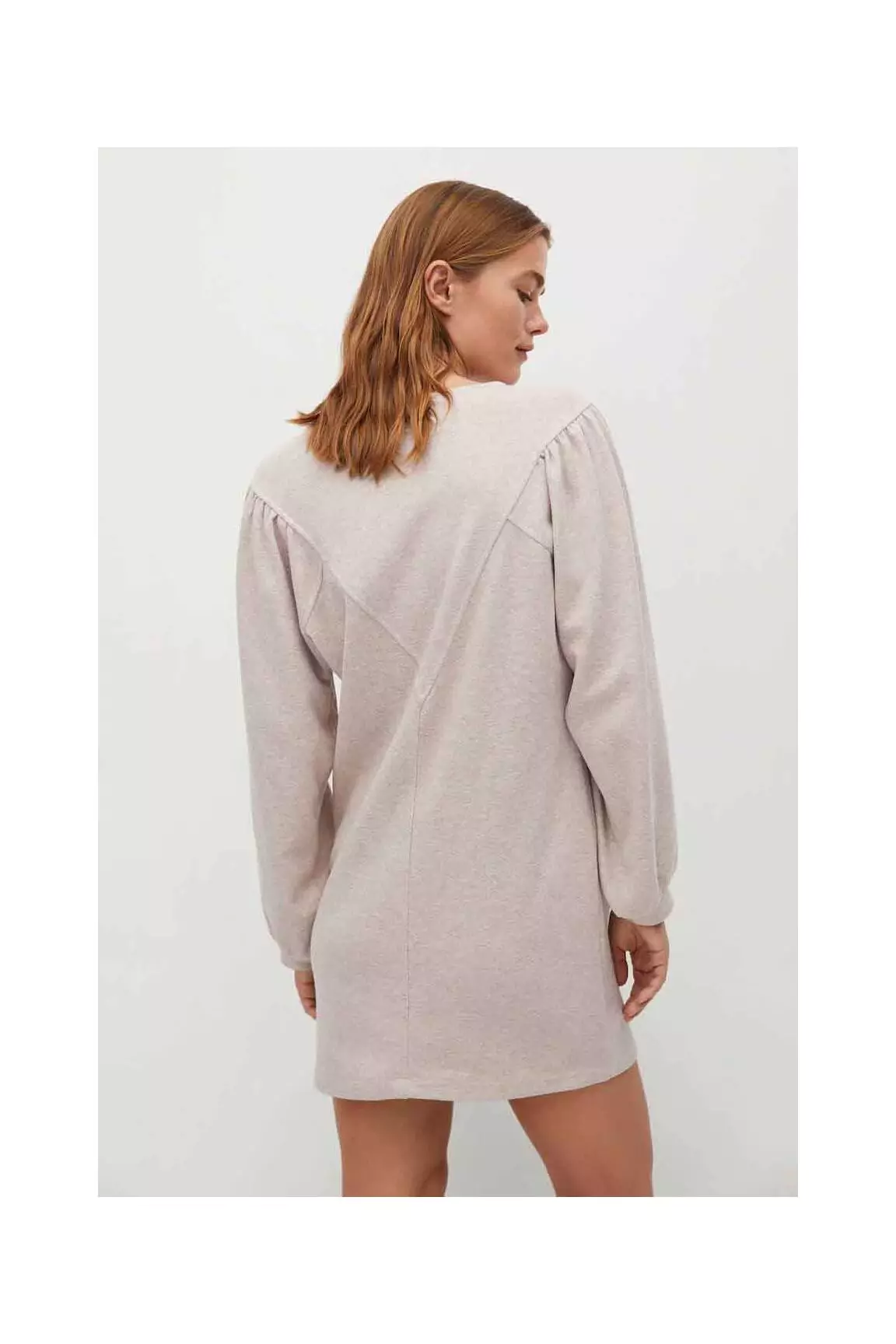 Mango Robes Mi Longues Femme couleur marron