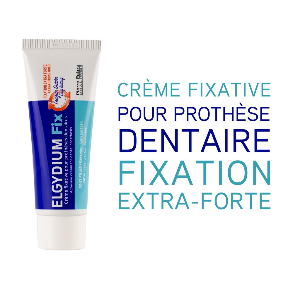 Oral Care PIERRE FABRE ORAL CARE ELGYDIUM FIX- Creme fixactive prothèse dentaire Crème fixative