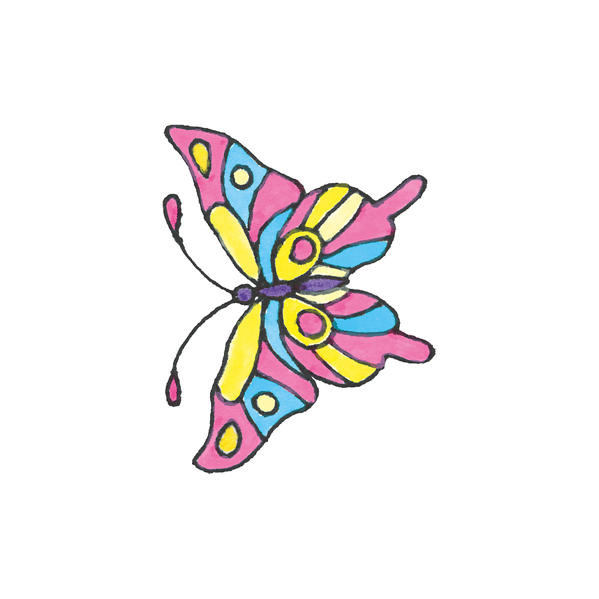 Mini-Tattoos Mädchen, 24 Stück