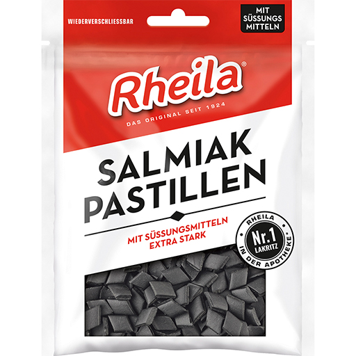 RHEILA Salmiak Pastillen zuckerfrei  90 g  Bonbons