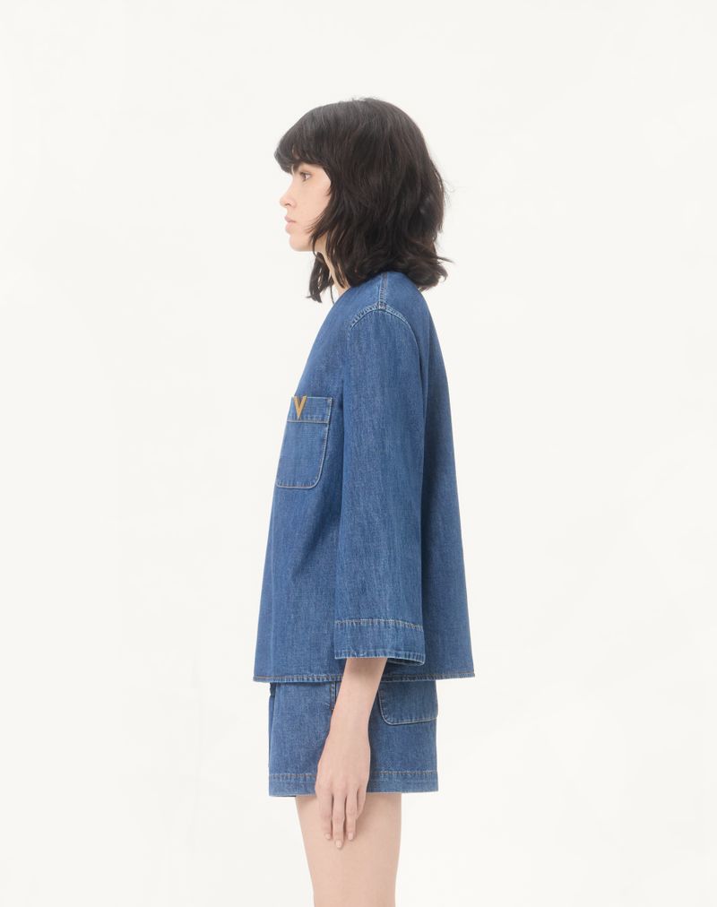 Camisa jeans chambray