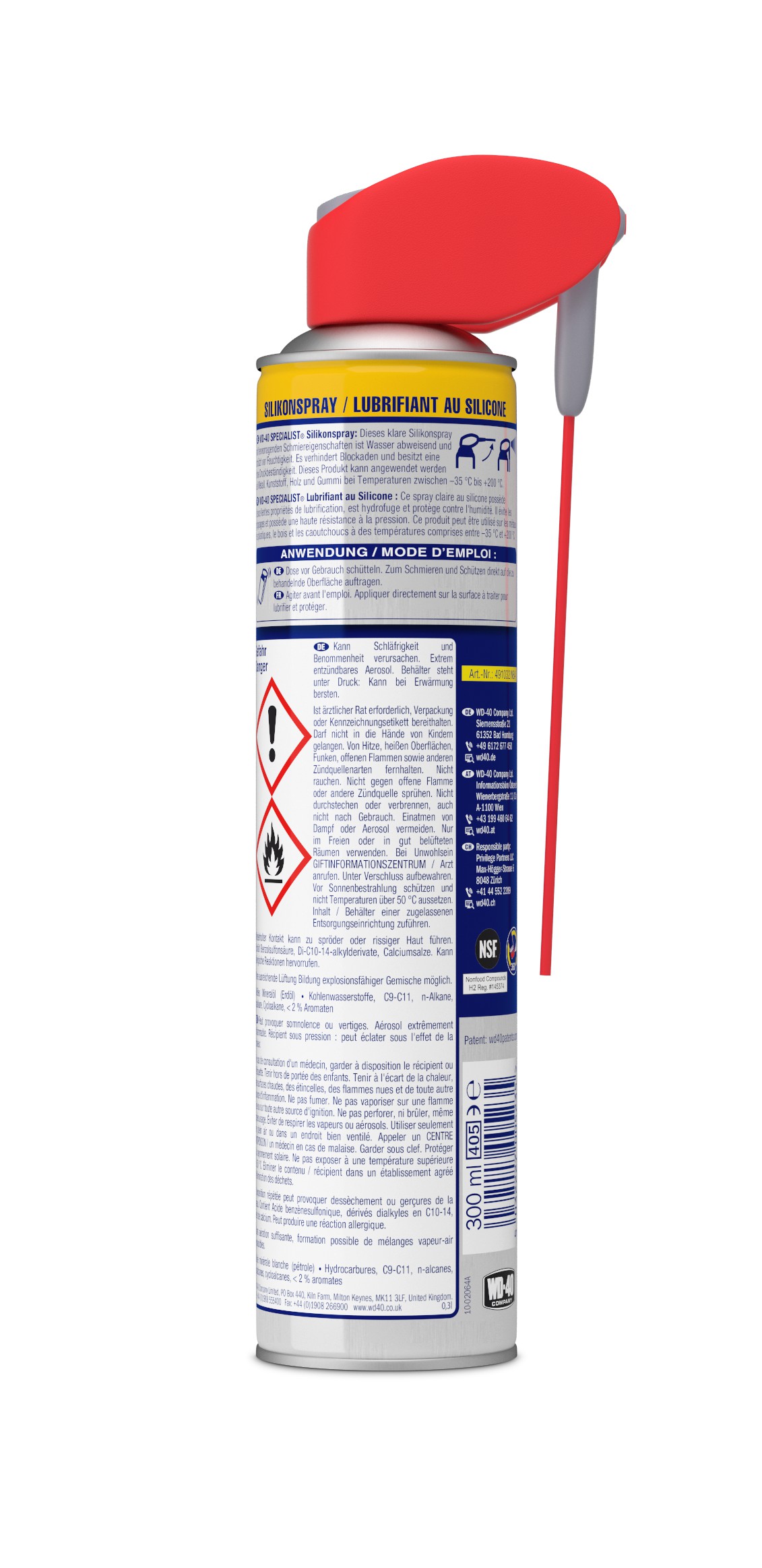 WD-40 Silikonspray, 300ml  - ATU