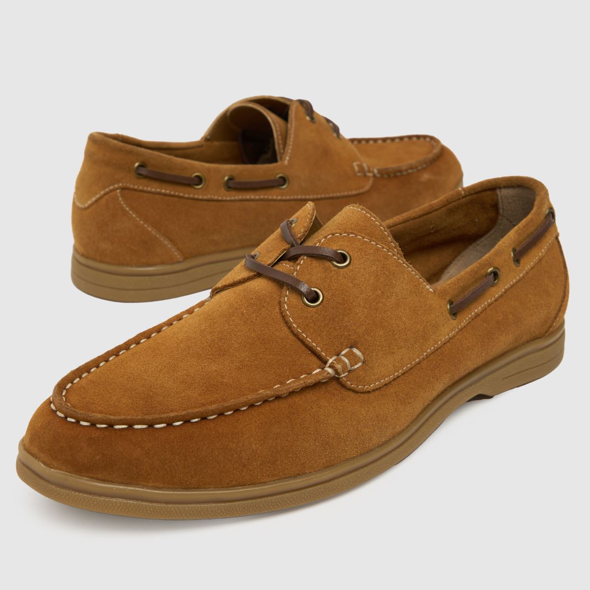 Schuh Pablo – Bruna båtskor i mocka