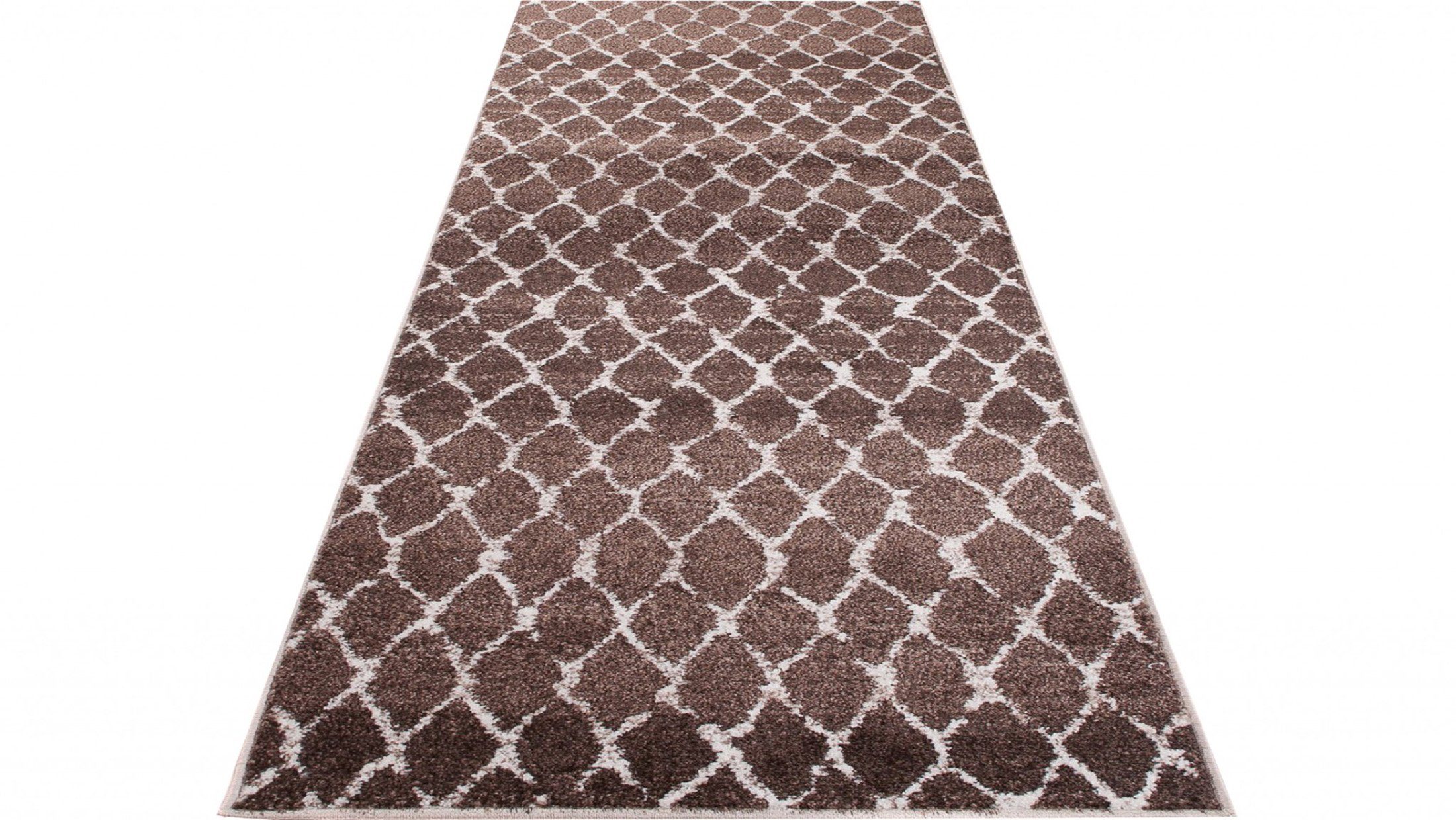 Läufer Läufer Flurläufer Modern für Vorzimmer, Küche - Braun, Mazovia, 60 x 100 cm, Kurzflor, Meterware, Höhe 10 mm, Kurzflor - niedrige Florhöhe