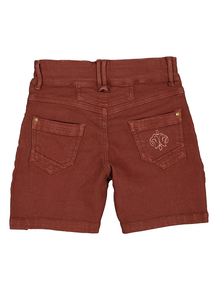 Isartrachten Jeans-Shorts in Braun günstig kaufen