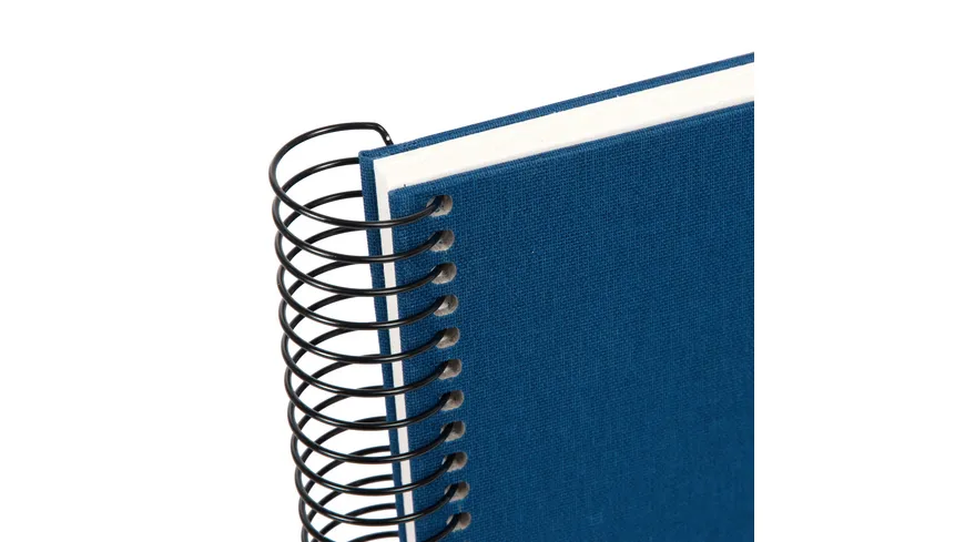 goldbuch Spiralalbum Bella Vista blau 24x17 cm mit 40 weiße Seiten