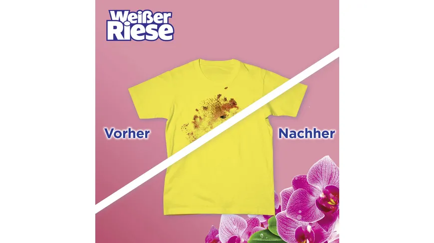 Weißer Riese Colorwaschmittel Color Trio-Caps Floral Sensation Orchidee 216 g