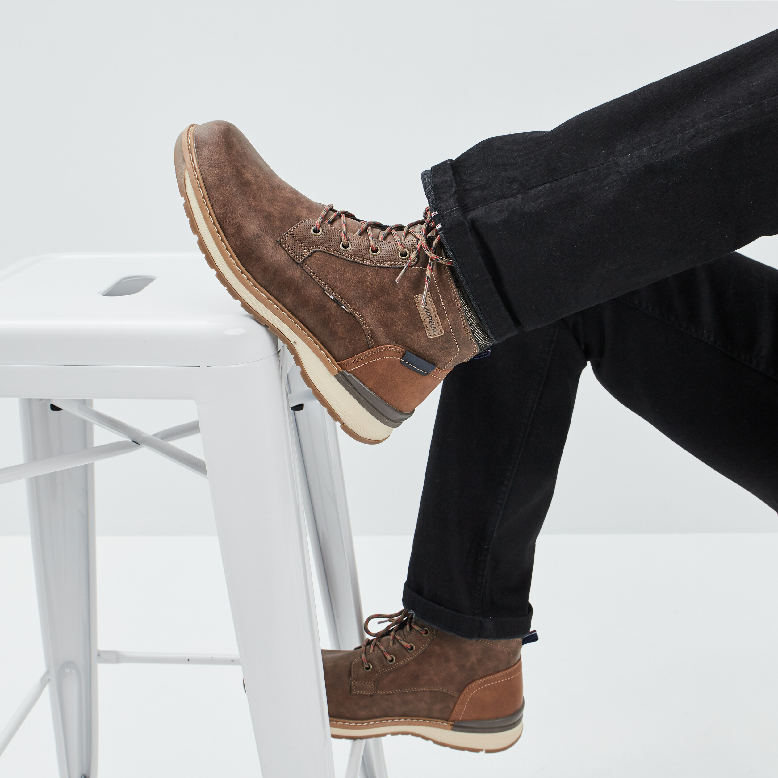 Bottines à lacets Trappeur marron homme | La Halle