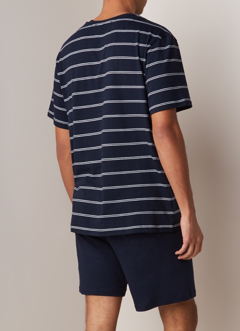 Set de pijamale Schiesser din bumbac cu dungi