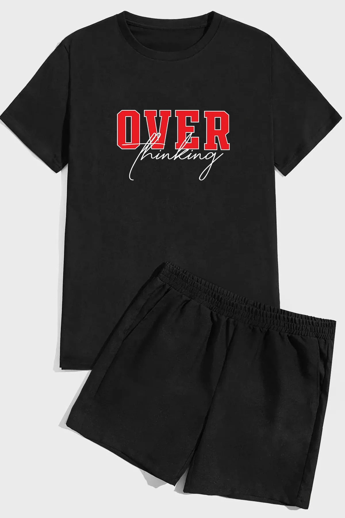 uyguntarz  Over Thinking Print-Shorts-Set
