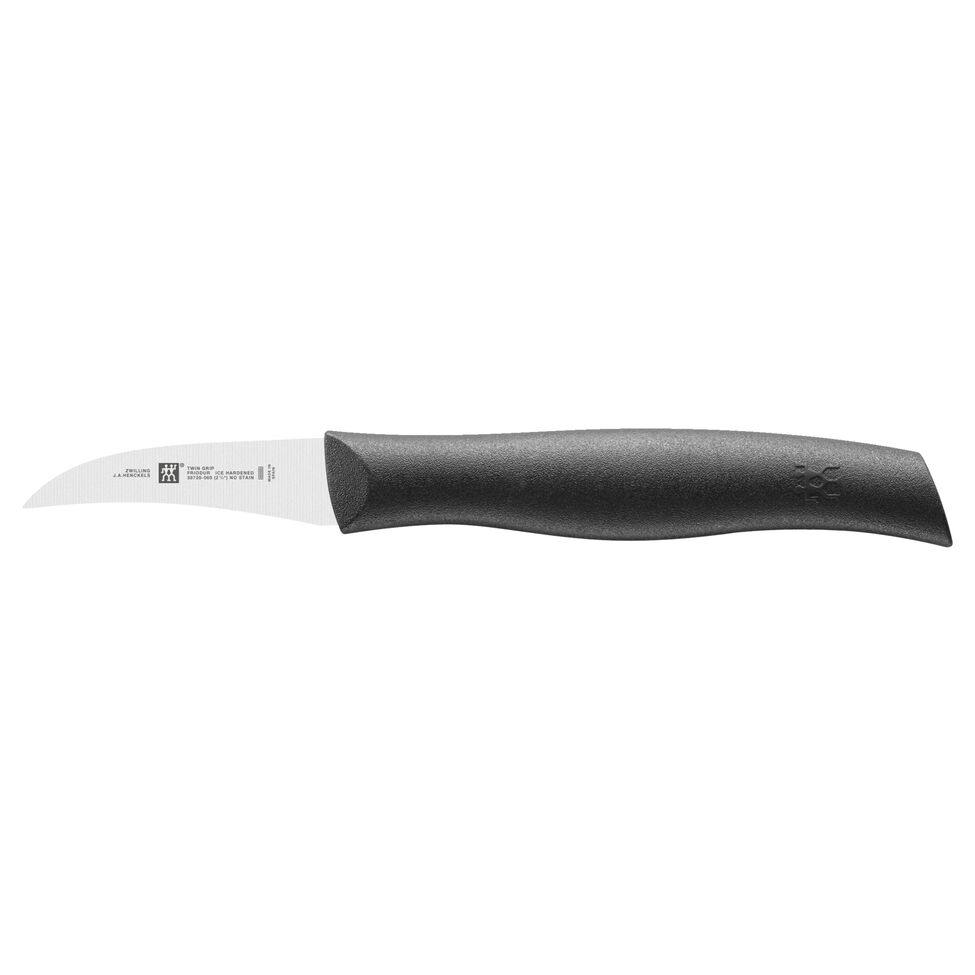 Schälmesser 6 cm, Schwarz