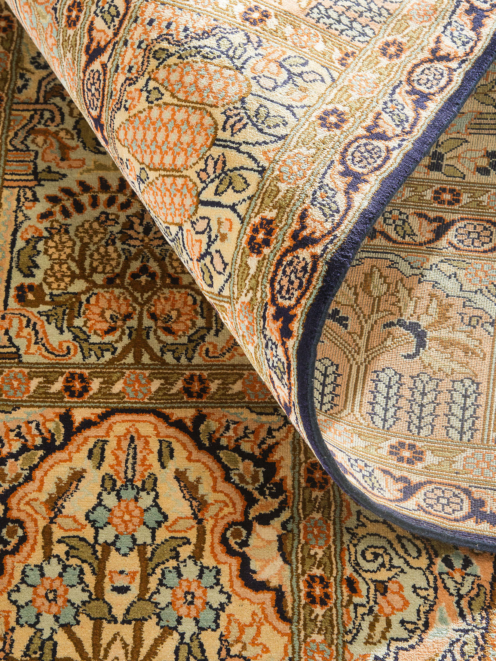 Kaschmir Seide 18/18 ca. 153 x 225 cm, Unikat / Einzelstück