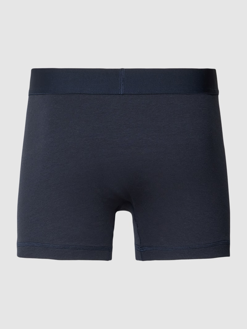 Trunks mit elastischem Logo-Bund Modell 'ICONIC' im 2er-Pack in dunkelblau