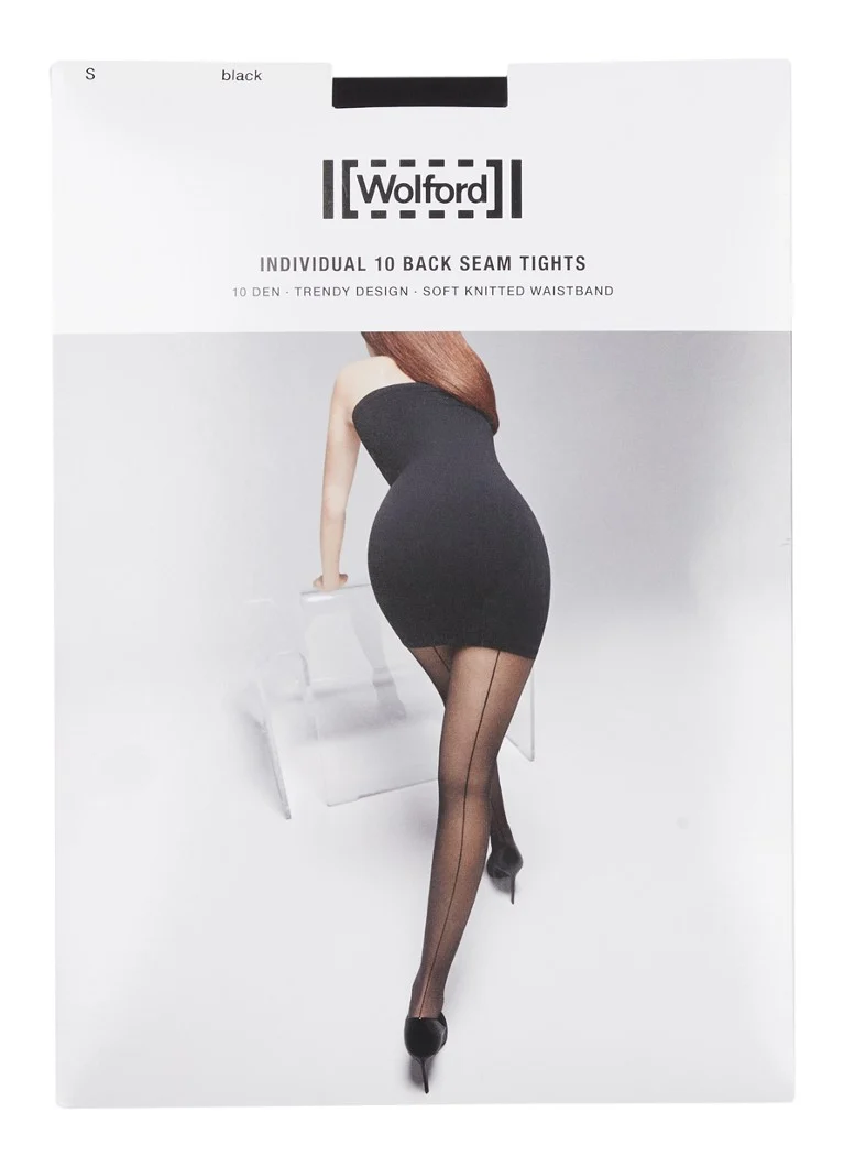 Rajstopy Wolford Individual Back Seam 10 Denier
