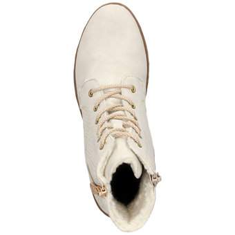Rieker Schnürstiefelette in beige