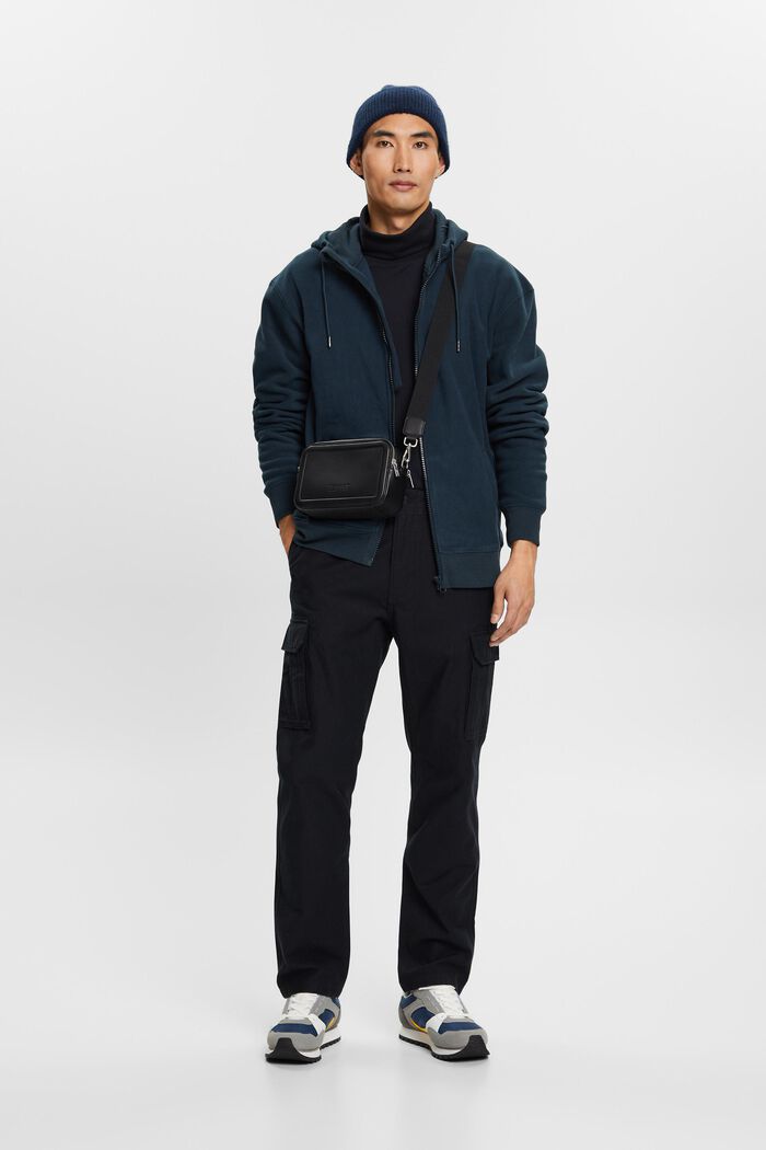 Fleece-Sweatshirt mit Kapuze