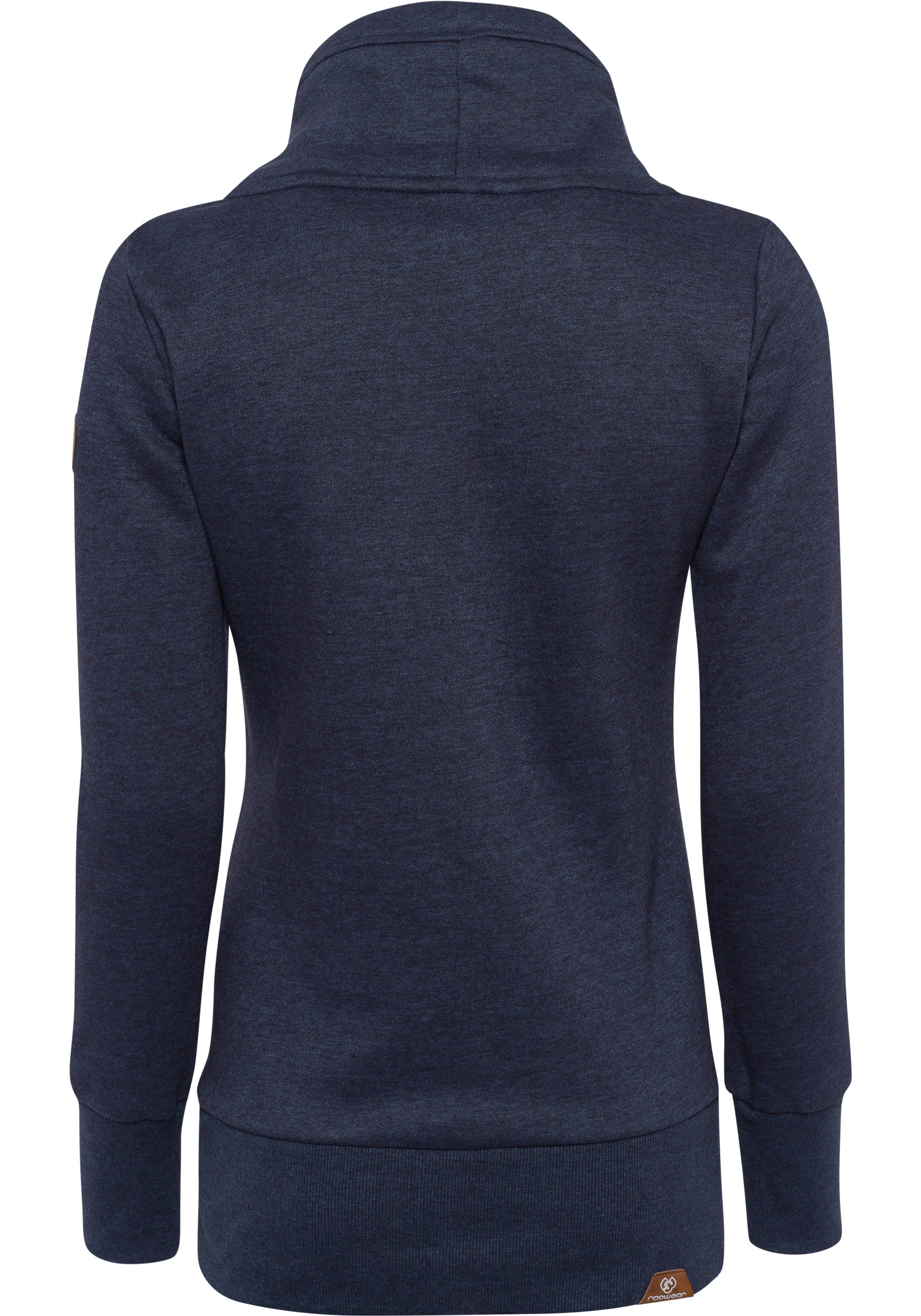 Ragwear Sweater NESKA O mit asymetrischem Schalkragen