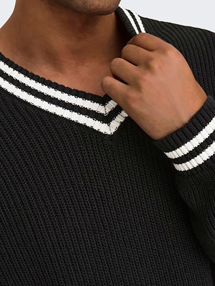 ONLY & SONS Pullover in Schwarz günstig kaufen