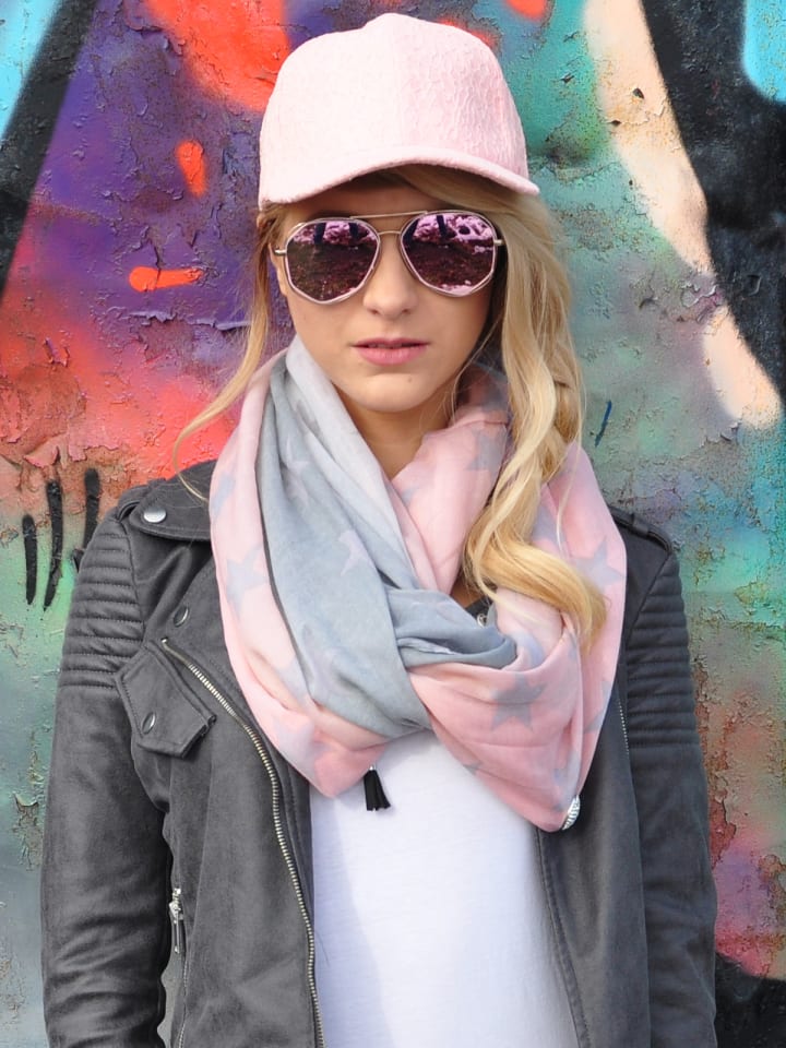 styleBREAKER Sonnenbrille in Gold / Pink verspiegelt günstig kaufen onesize