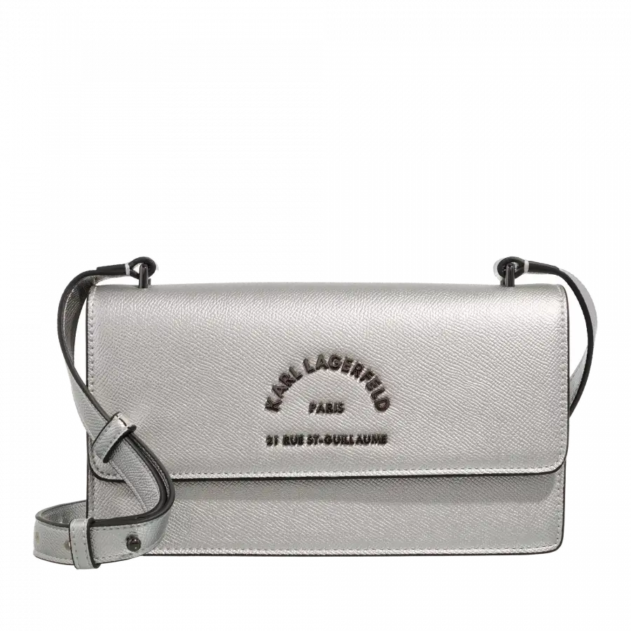 Karl Lagerfeld - Karl Lagerfeld Shoulder Bags Textil Silver - silber