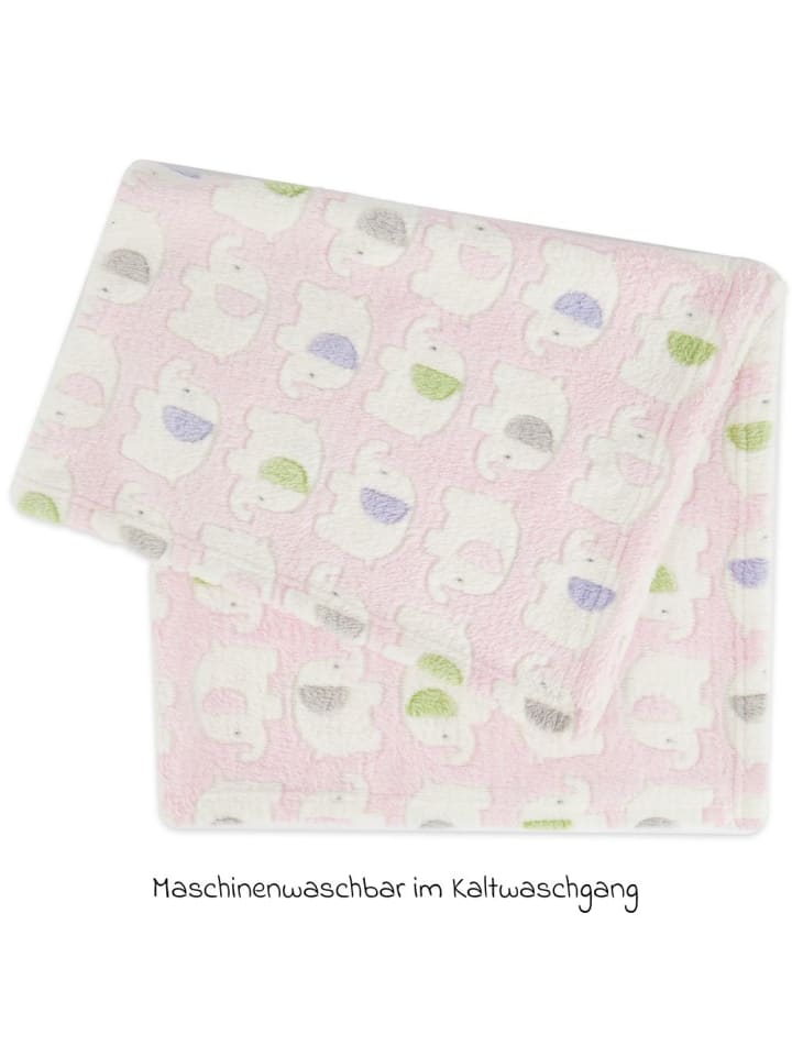 fillikid Babydecke 75 x 100 cm in Strickoptik aus Baumwolle günstig kaufen onesize