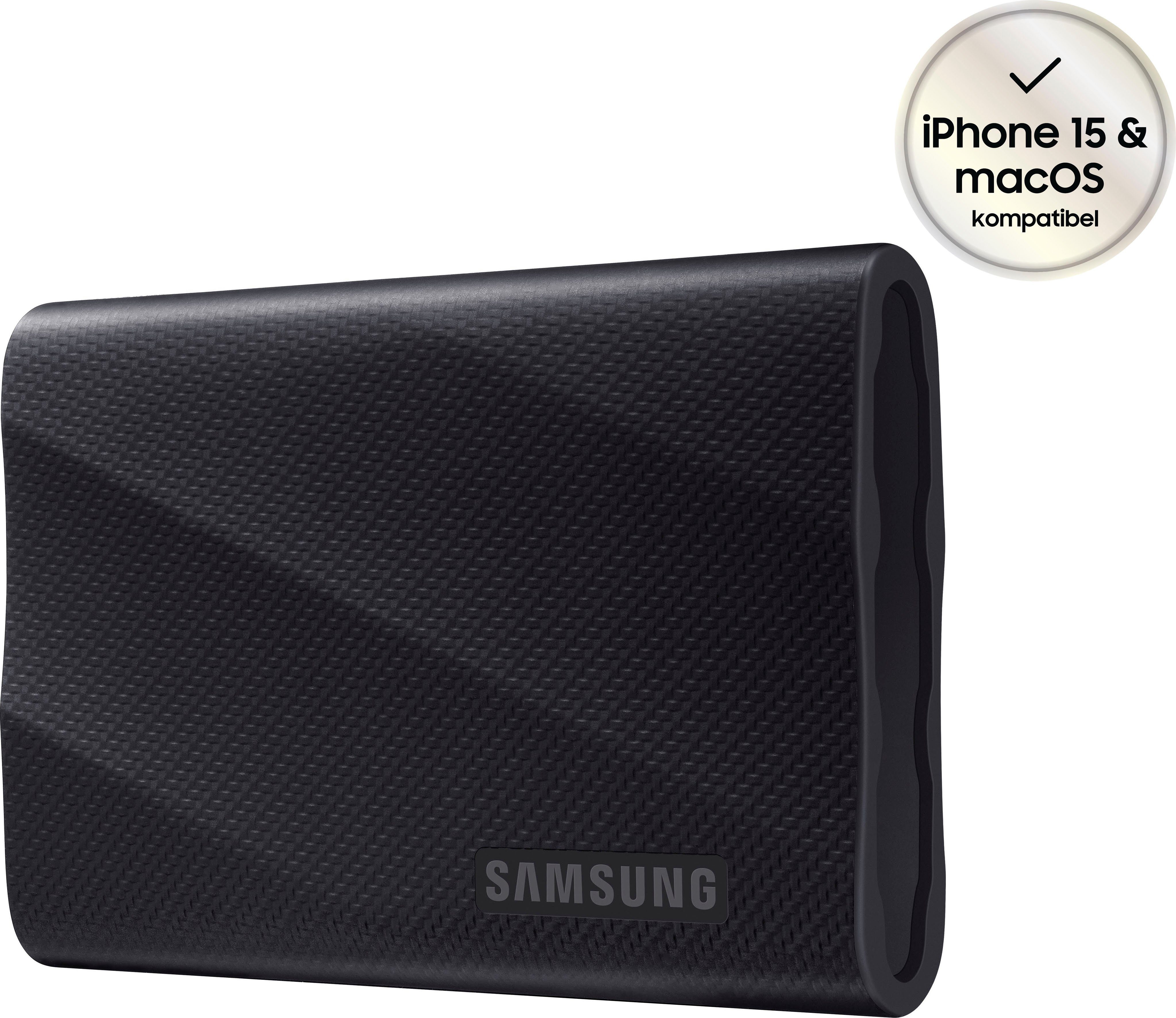 Samsung Portable SSD T9 externe SSD (4 TB) 2000 MB/S Lesegeschwindigkeit, 2000 MB/S Schreibgeschwindigkeit