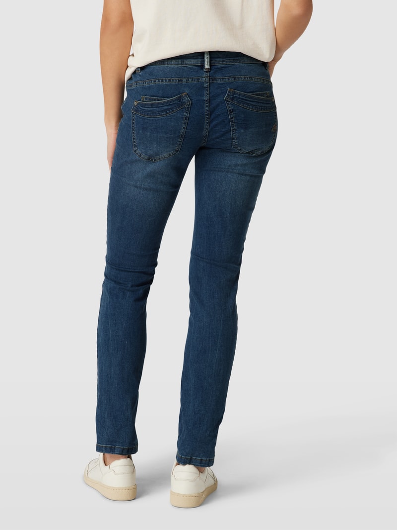 Jeans im 5-Pocket-Design Modell 'Malibu' in blau