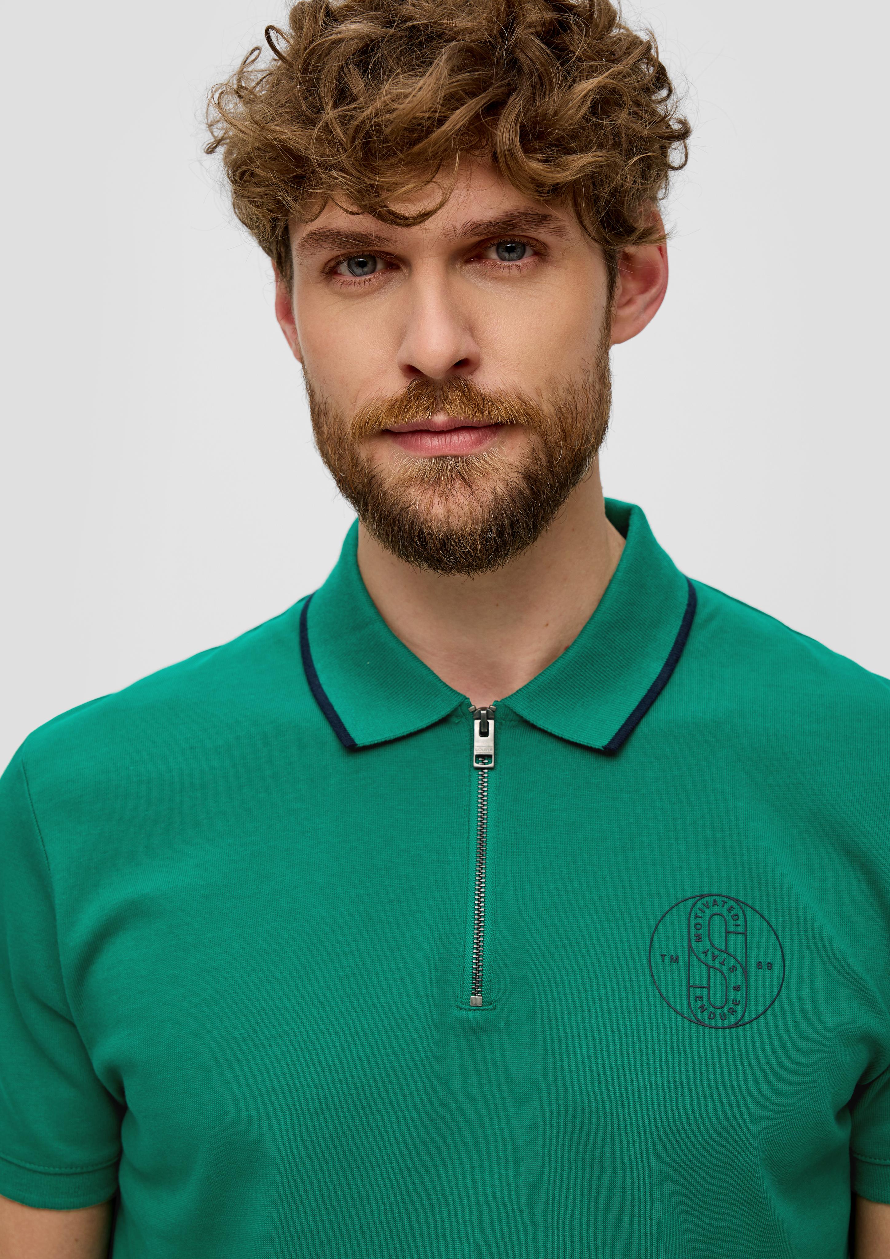 Polo-Shirt aus Piqué  2141479-7652