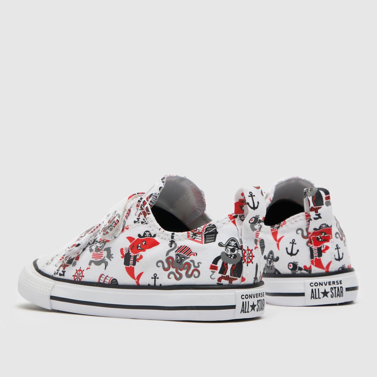 Converse beli in črni superge All Star Lo 2v za malčke
