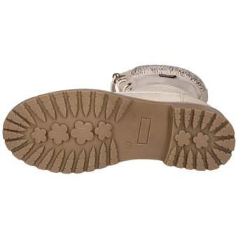 Charmosa Schnürstiefelette in beige