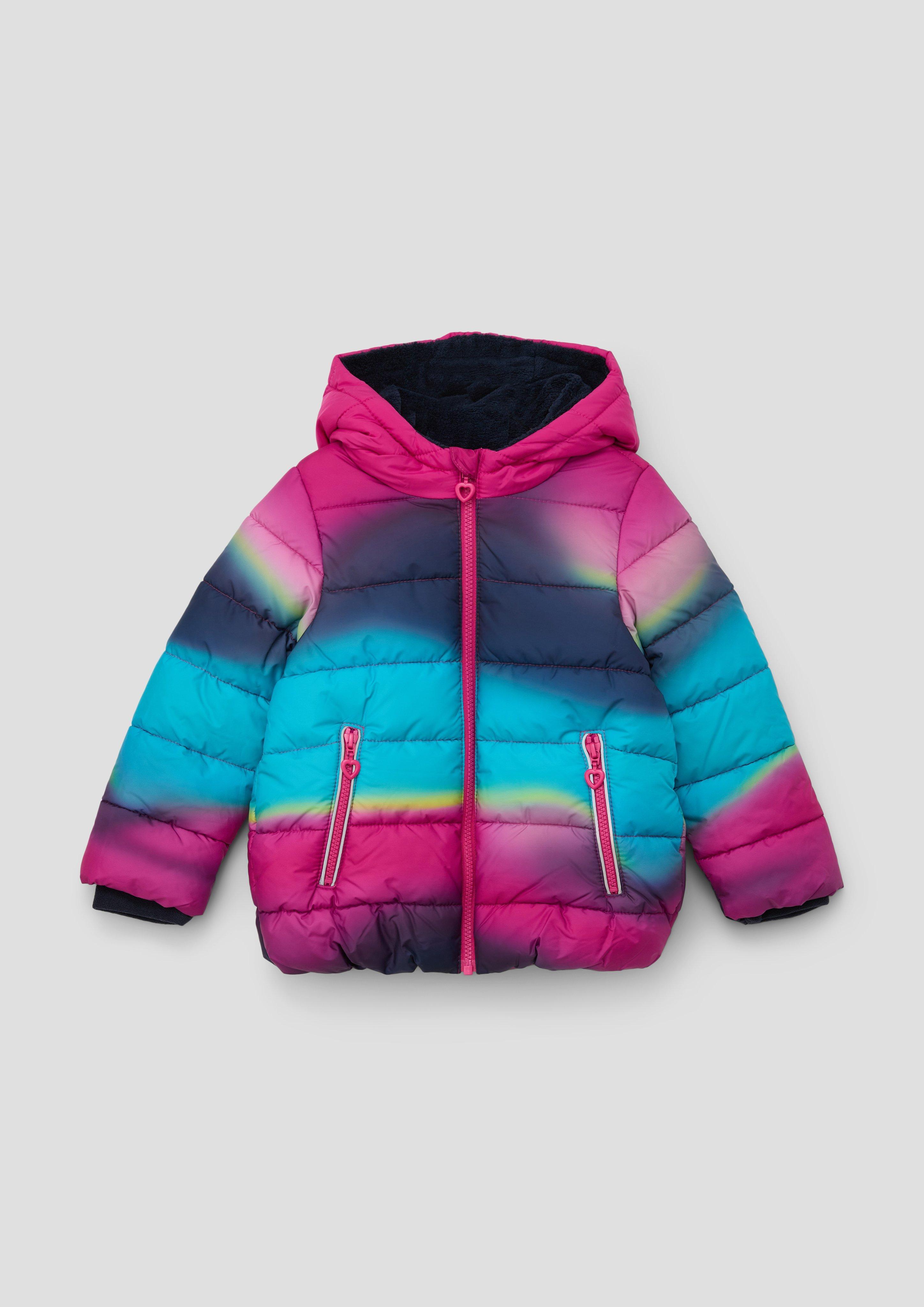 Steppjacke mit reflektierendem Print  2132170-44A2