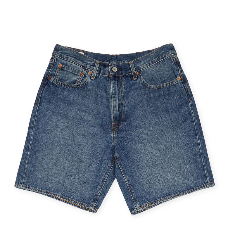 Levi's 468 Stay Loose Shorts dark indigo worn in