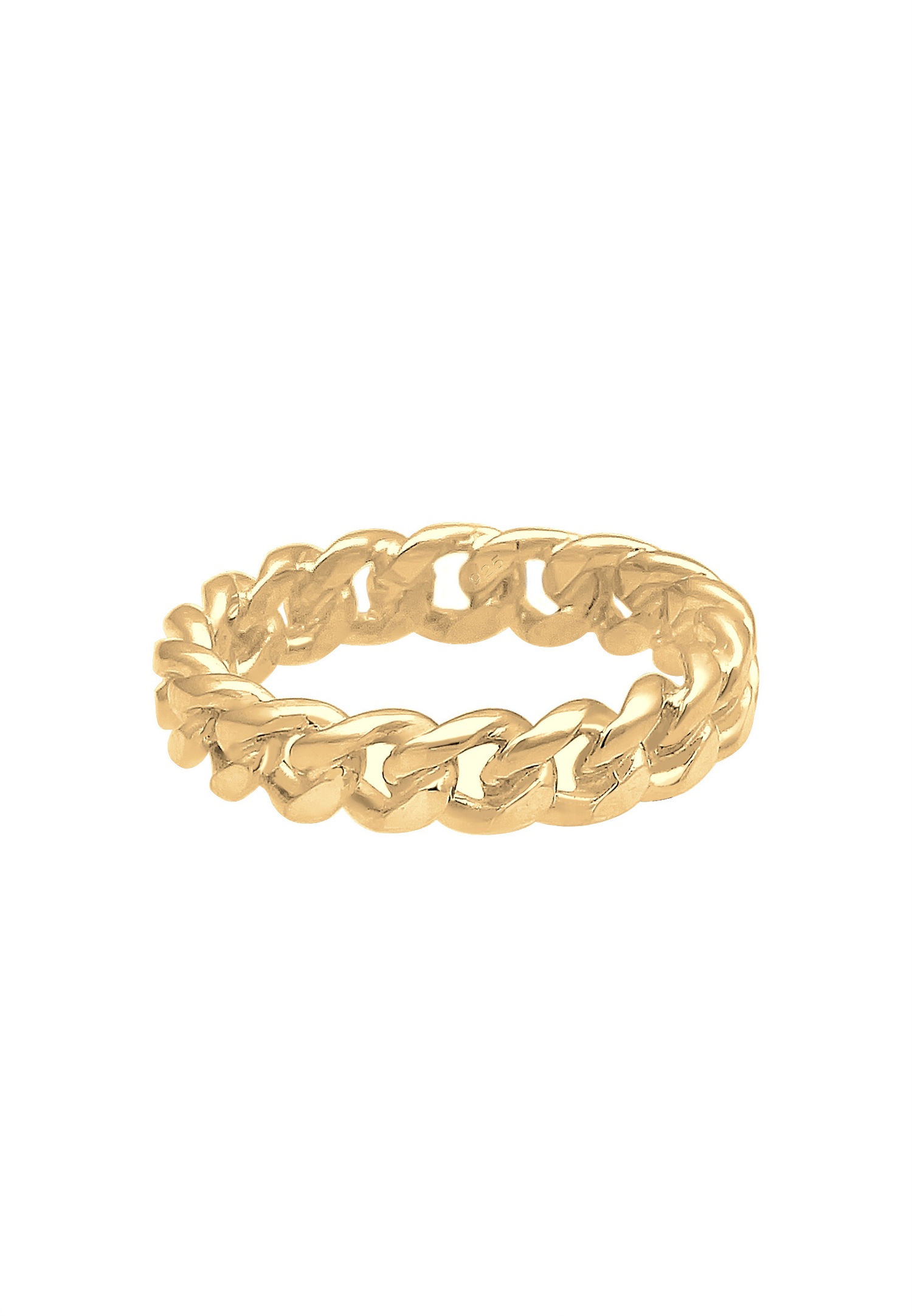 Anillo Elli para mujer con nudo infinito retorcido en plata de ley 925.