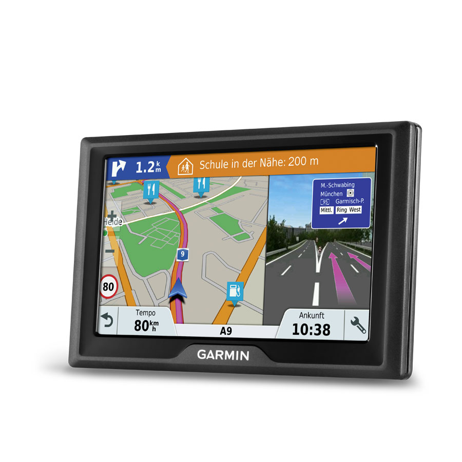 Garmin Drive™ 51 LMT-S Europa Navigationsgerät mit 12,7 cm (5 Zoll) Touchdisplay, Sicherheitspaket und lebenslang kostenlose Kartenupdates(1) - ATU