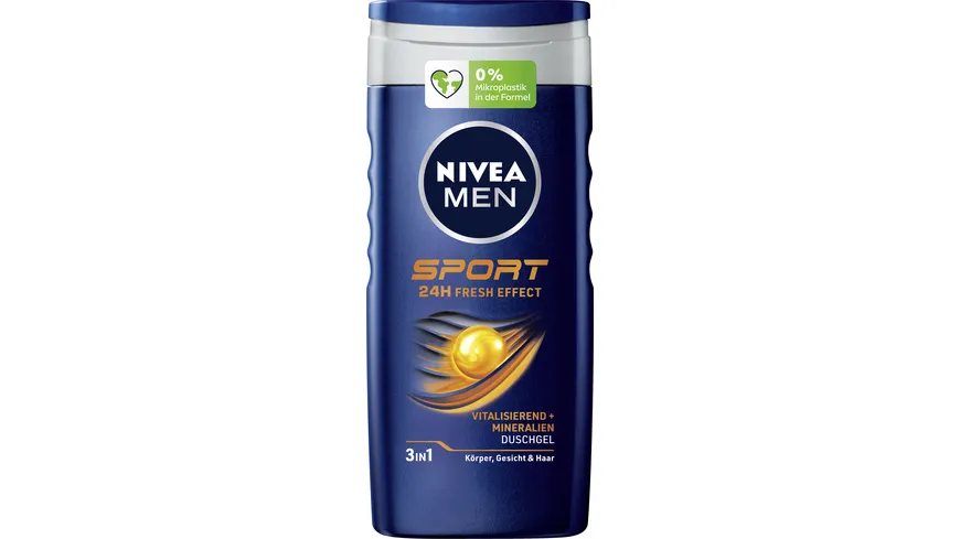 NIVEA MEN Duschgel Sport 24H fresh effect 3 in 1 250 ml