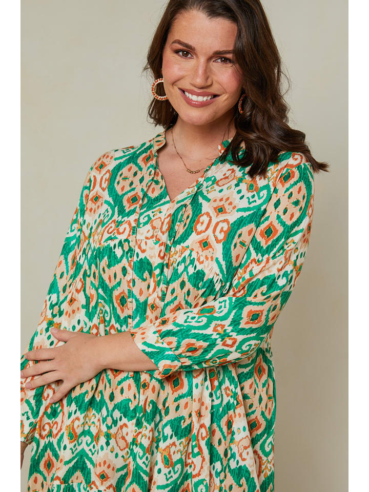 Curvy Lady Kleid in Grün günstig kaufen