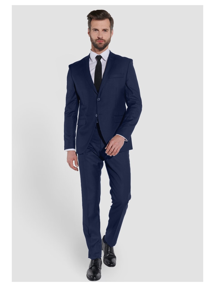 Steffen Klein Anzug SLIM FIT in blau günstig kaufen