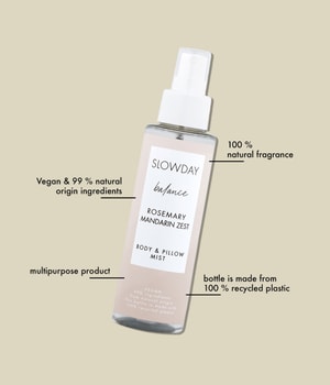 SLOWDAY Balance Rosemary & Mandarin Zest Körperspray-100 ml