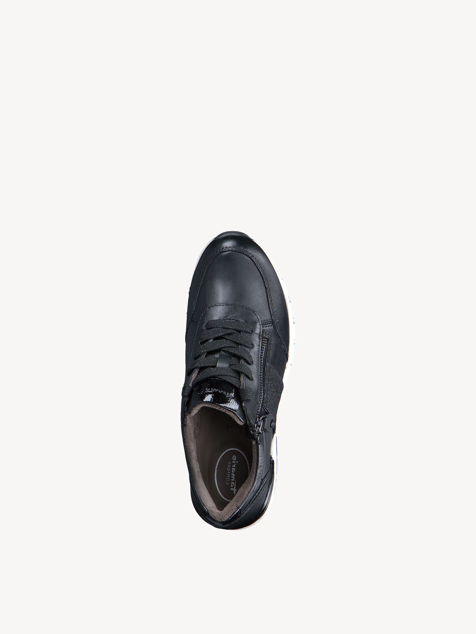 Basket en cuir - noir