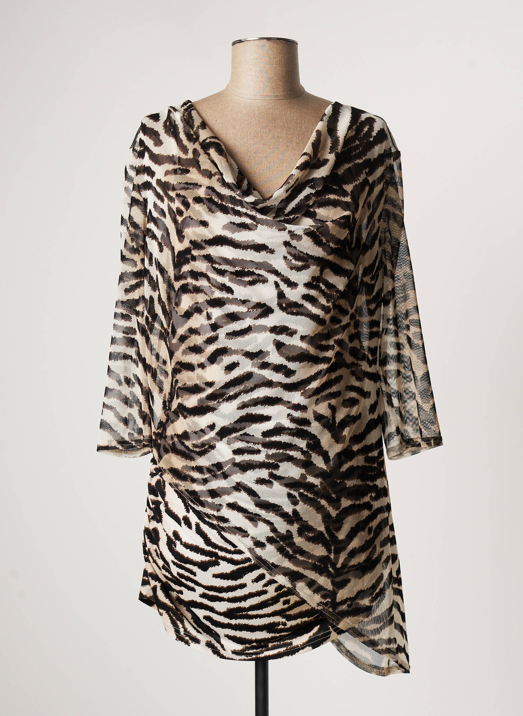 Joseph Ribkoff Tuniquemanchelongue Femme couleur marron
