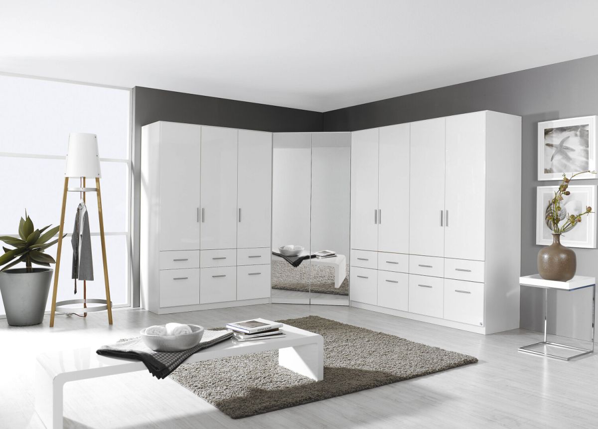 Rauch Eckschrank Celle Spiegel 2-Türig 117 x 197 cm